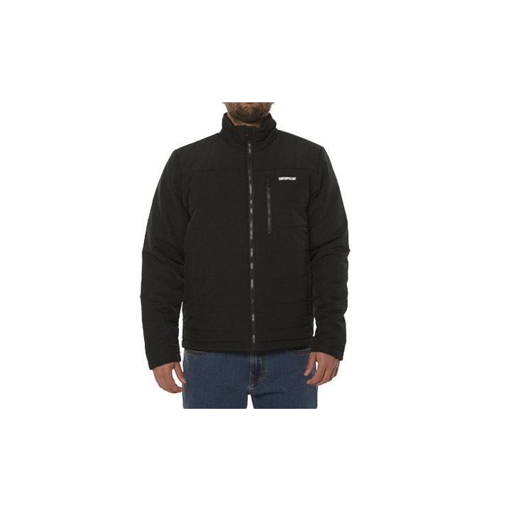 Caterpillar Foundation Synthetic Insulated - Mens Jackets - Black - NZ (910FMOLJY)